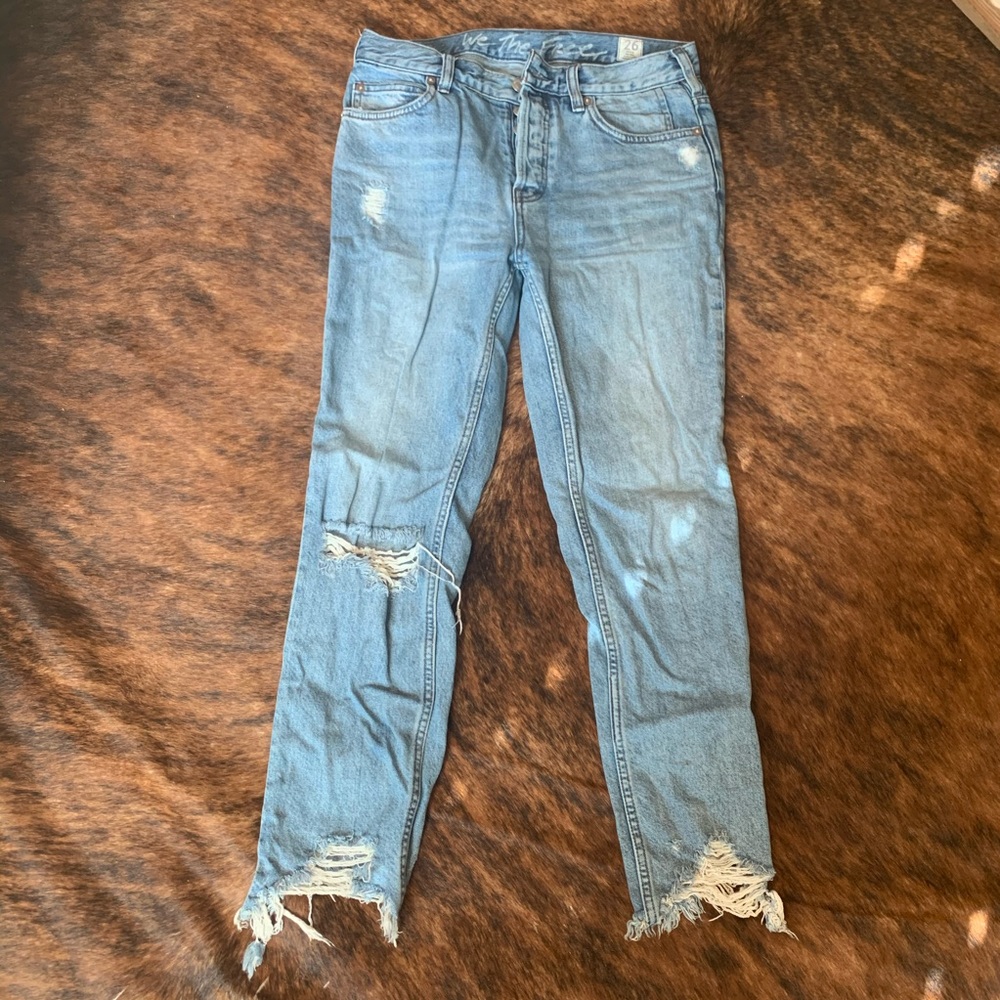 Free People Distressed Jeans